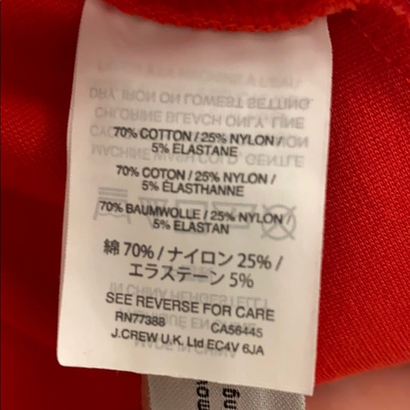 J. Crew fluted crimson red blouse - Picture 4 of 4